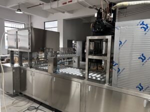 waffle cone filling machine